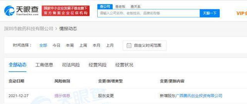 騰訊入股數(shù)藥科技，深化人工智能與醫(yī)療健康布局